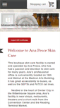 Mobile Screenshot of ana-pesce-skin-care.com